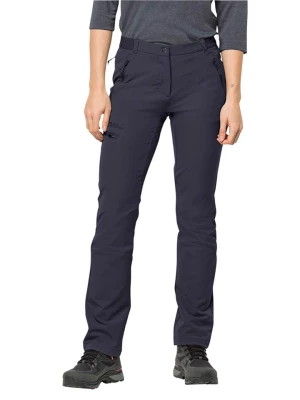Jack Wolfskin Spodnie funkcyjne - Slim fit - w kolorze antracytowym rozmiar: 40