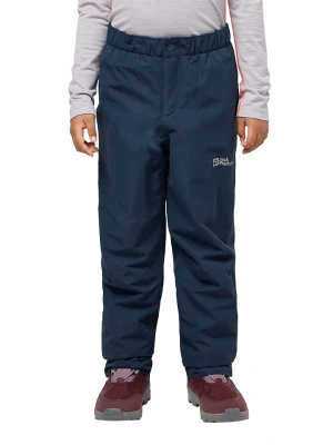 Jack Wolfskin Spodnie narciarskie "Snow Days" w kolorze granatowym rozmiar: 176