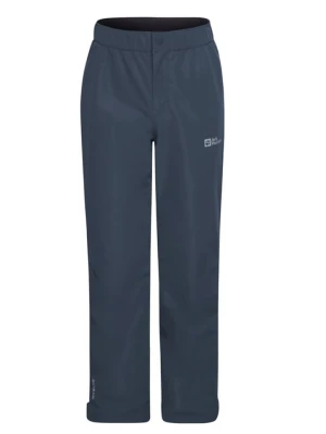 Jack Wolfskin Spodnie narciarskie "Snowy Days" w kolorze granatowym rozmiar: 152