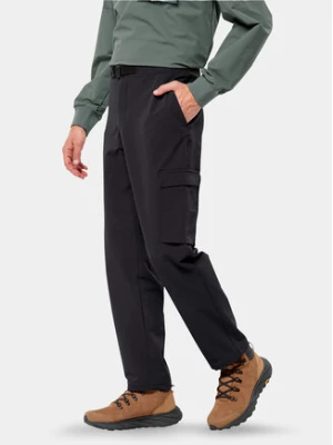 Jack Wolfskin Spodnie outdoor Wandermood Pants 1508401 Czarny Regular Fit