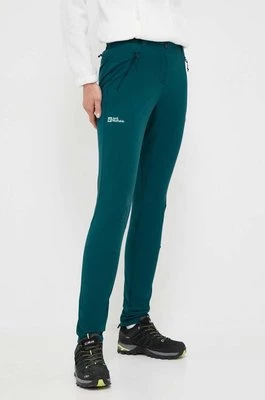 Jack Wolfskin spodnie outdoorowe Geigelstein kolor zielony 1507741