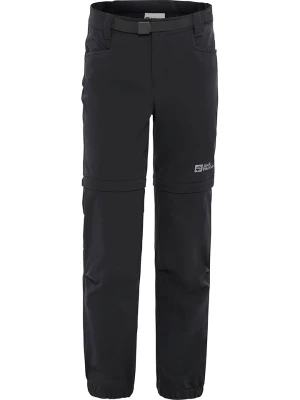 Jack Wolfskin Spodnie trekkingowe Zipp-Off "Active" w kolorze czarnym rozmiar: 116