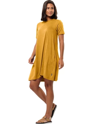 Jack Wolfskin Sukienka "Travel" w kolorze żółtym rozmiar: M