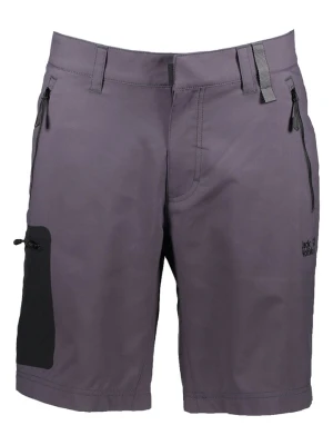 Jack Wolfskin Szorty funkcyjne "Activate Track" w kolorze antracytowym rozmiar: 46