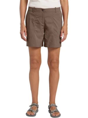 Jack Wolfskin Szorty funkcyjne "Desert" w kolorze jasnobrązowym rozmiar: 36
