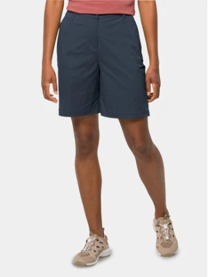 Jack Wolfskin Szorty sportowe Desert 1505312 Granatowy Relaxed Fit