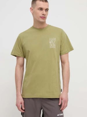 Jack Wolfskin t-shirt Jack Tent zielony