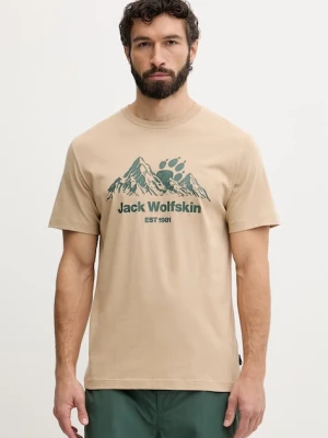 Jack Wolfskin t-shirt męski bawełniany Carefree