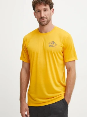 Jack Wolfskin T-shirt trekkingowy męski Vonnan pomarańczowy