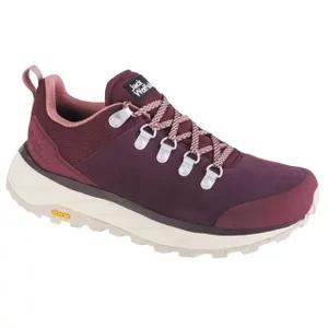 Jack Wolfskin Terraventure Urban Low W 4055391-2829, Damskie, Bordowe, buty sneakers, skóra zamszowa, rozmiar: 39