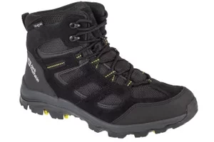 Jack Wolfskin Vojo 3 Texapore Mid M 4042462-6055, Męskie, Czarne, buty trekkingowe, skóra zamszowa, rozmiar: 41