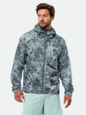 Jack Wolfskin Wiatrówka Prelight 1307861 Szary Regular Fit