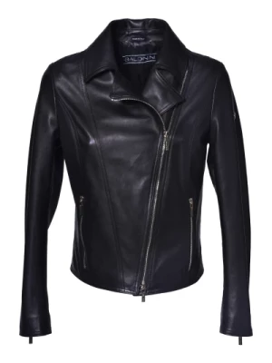 Jacket in black nappa leather Baldinini