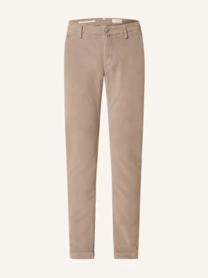 Jacob Cohen Chinosy Bobby O Kroju Slim Fit grau SZARY