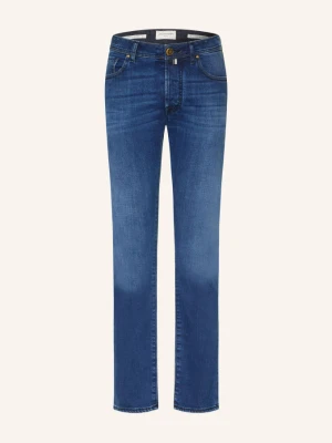 Jacob Cohen Jeansy O Kroju Slim Fit blau 100D DARK BLUE