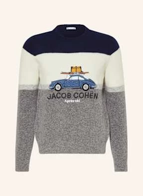 Jacob Cohen Sweter Z Dodatkiem Alpaki blau