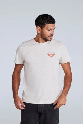 Jacob męska koszulka - Beige Animal