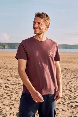 Jacob męska koszulka - Burgundy Animal