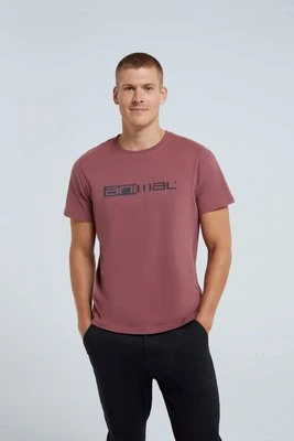 Jacob męska koszulka - Burgundy Animal