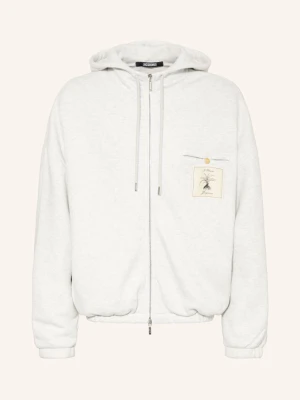 Jacquemus Bluza Rozpinana Z Kapturem Le Hoodie Torneo grau JASNOCZARY