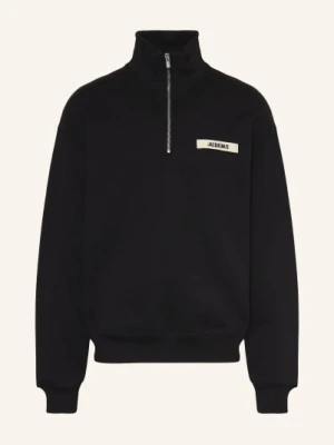 Jacquemus Bluza Z Kapturem Le Camionneur Gros Grain schwarz