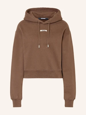 Jacquemus Bluza Z Kapturem Le Hoodie Gros Grain braun