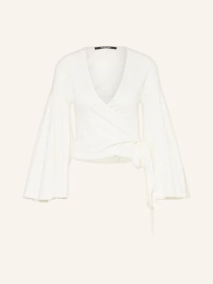 Jacquemus Bluzka Kopertowa Le Cache Coeur Ventadou Z Rękawami 3/4 weiss