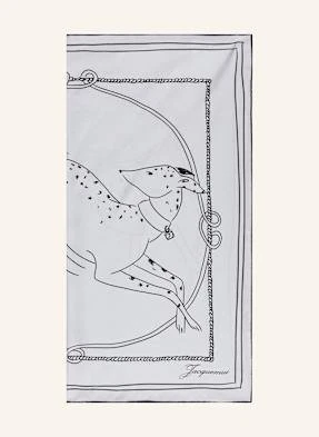 Jacquemus Chusta Jedwabna Le Foulard lila