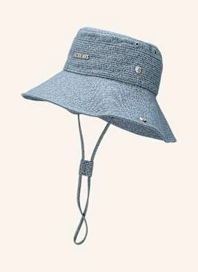 Jacquemus Czapka Rybacka Le Bob De-Nimes blau