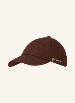 Jacquemus Czapka Z Daszkiem La Casquette braun