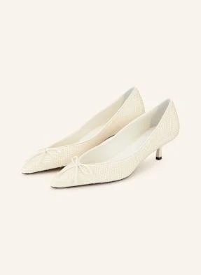 Jacquemus Czółenka Les Escarpins Tourni weiss
