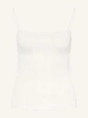 Jacquemus Dzianinowy Top La Maille Plumetis weiss