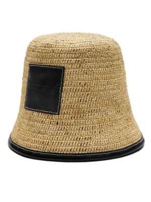 JACQUEMUS Kapelusz Cappello 245AC642 Beżowy