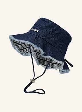 Jacquemus Czapka Rybacka Le Bob Artichaut blau