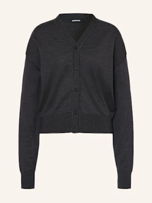 Jacquemus Kardigan Le Cardigan Brode grau