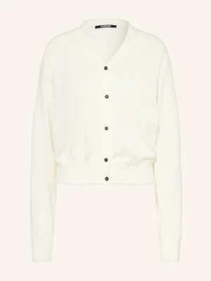 Jacquemus Kardigan Le Cardigan J Z Wełny Merynosowej weiss