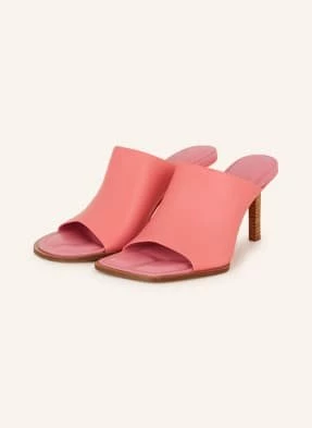 Jacquemus Klapki Typu Mules Les Mules Rond pink