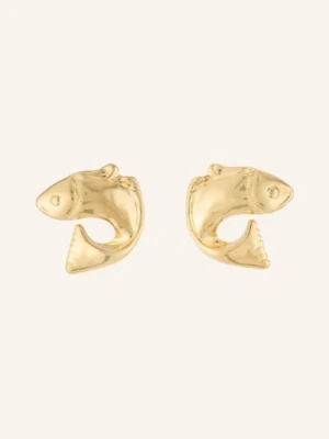 Jacquemus Kolczyki Les Boucles Poisson gold