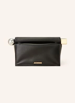 Jacquemus Kopertówka La Pochette Rond Carre schwarz