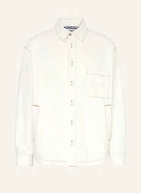 Jacquemus Koszula Jeansowa La Chemise Boulanger Comfort Fit weiss