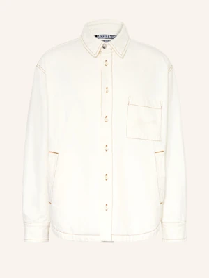 Jacquemus Koszula Jeansowa La Chemise Boulanger Comfort Fit weiss