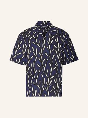 Jacquemus Koszula Z Klapami La Chemise Jean Comfort Fit blau
