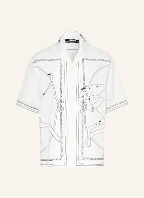 Jacquemus Koszula Z Klapami La Chemise Jean Comfort Fit weiss