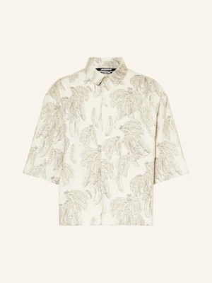 Jacquemus Koszula Z Krótkim Rękawem La Chemise Aloe Comfort Fit weiss