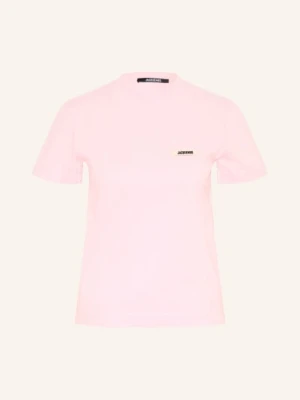 Jacquemus Koszulka Le T-Shirt Gros Grain pink
