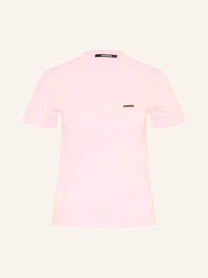 Jacquemus Koszulka Le T-Shirt Gros Grain pink