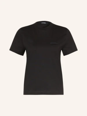 Jacquemus Koszulka Le T-Shirt Gros Grain schwarz