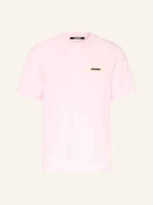 Jacquemus Koszulka Le Tshirt Gros Grain rosa