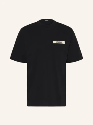 Jacquemus Koszulka Le Tshirt Gros Grain schwarz