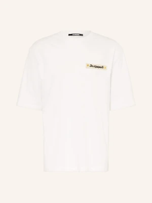 Jacquemus Koszulka Oversize Z Limitowanej Edycji T-Shirt Plage weiss BIAŁY